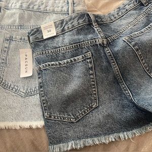 Pacsun High Rise Jean Short